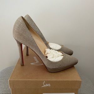 Christian Louboutin Pigalle Plato 120 37.5
